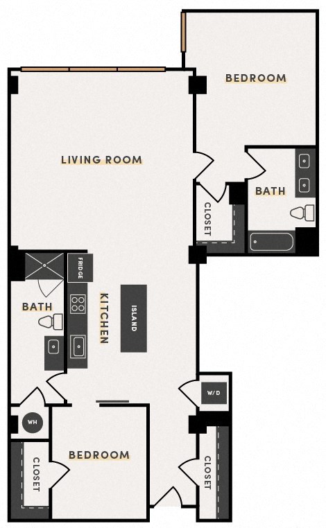 floor plan photo of the junction at white stone station in menomonee falls, wi
